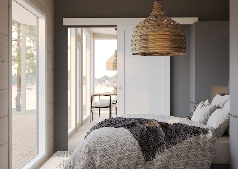 Honka Rock log cabin interior