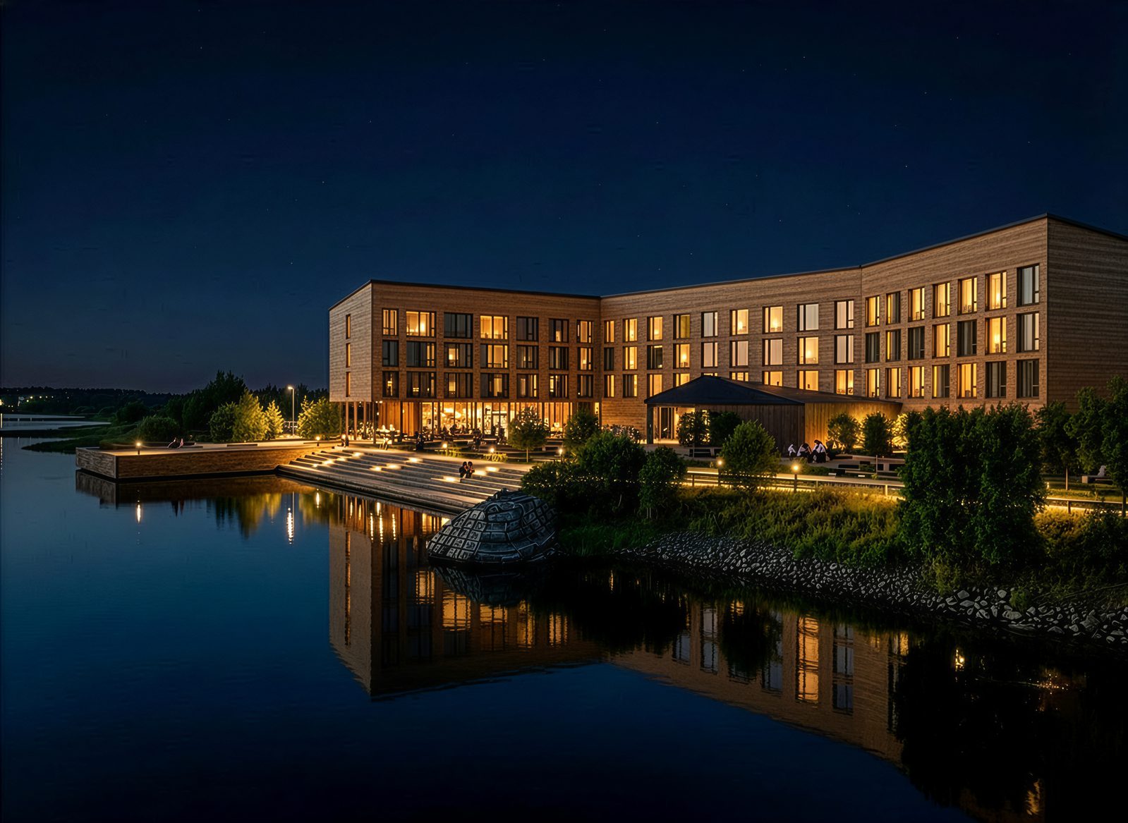 Tornio nousee Lapin seuraavaksi matkailukeskittymäksi – Honkarakenne vastaa kasvavaan kysyntään Suomen suurimmalla hirsihotellilla